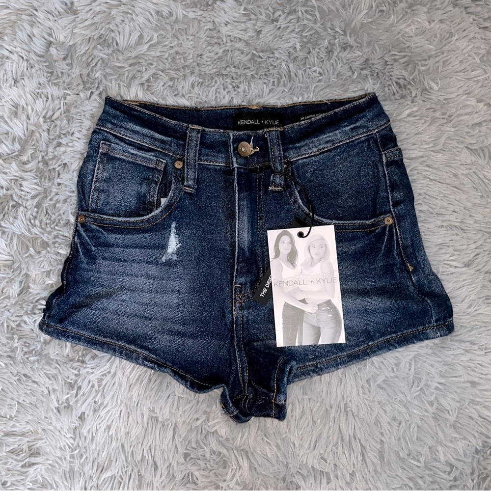 Kendall + Kylie jean shorts